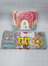 Diwali Gift Box | 1 Double Bedsheet, 1 Pair Door Hanging, 1 Metal Urli, 2 Laddoo Candles