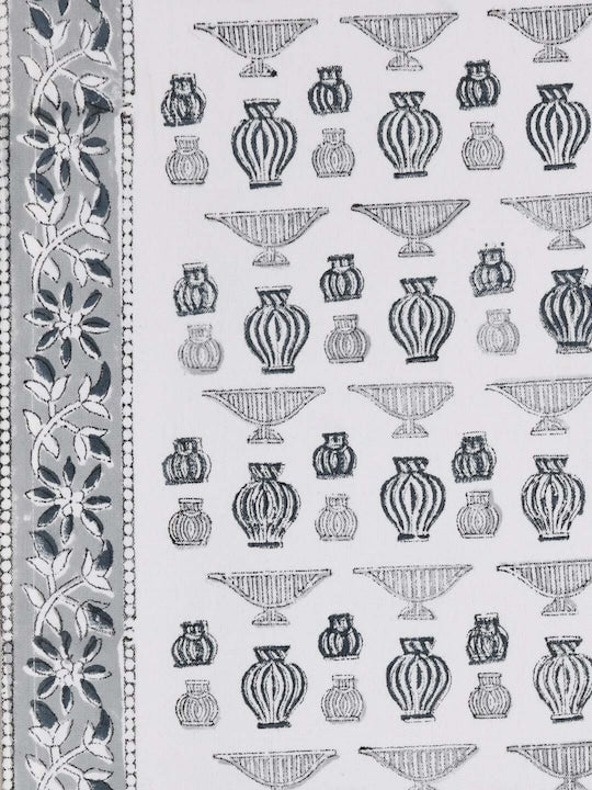 Handblock printed Table runner - 12X70 inch