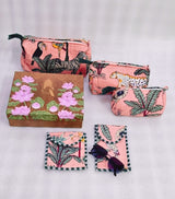 Set of 5 Utility Pouches (3 Makeup Pouches, 1 Sunglass Pouch, 1 Sanitary Napkin Pouch