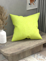 Handmade cotton applique work cushion cover - 16 X16 Inches