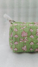 Set of 3 cosmetic bag/pouches with waterproof lining