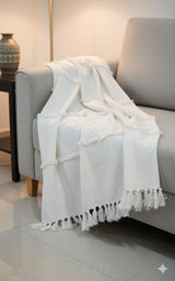 Bohemian Cotton Throw - 55X70 Inches