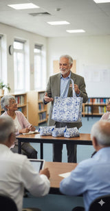 Tote Bag with set of 3 Pouches