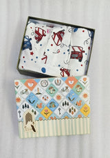 Kids Bathrobe and Bath-towel Gift Set with Box | 4-13 years