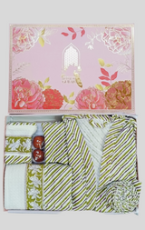 Gift Box – 1 Unisex Bathrobe, 1 Bath Towel, 2 hand Towels