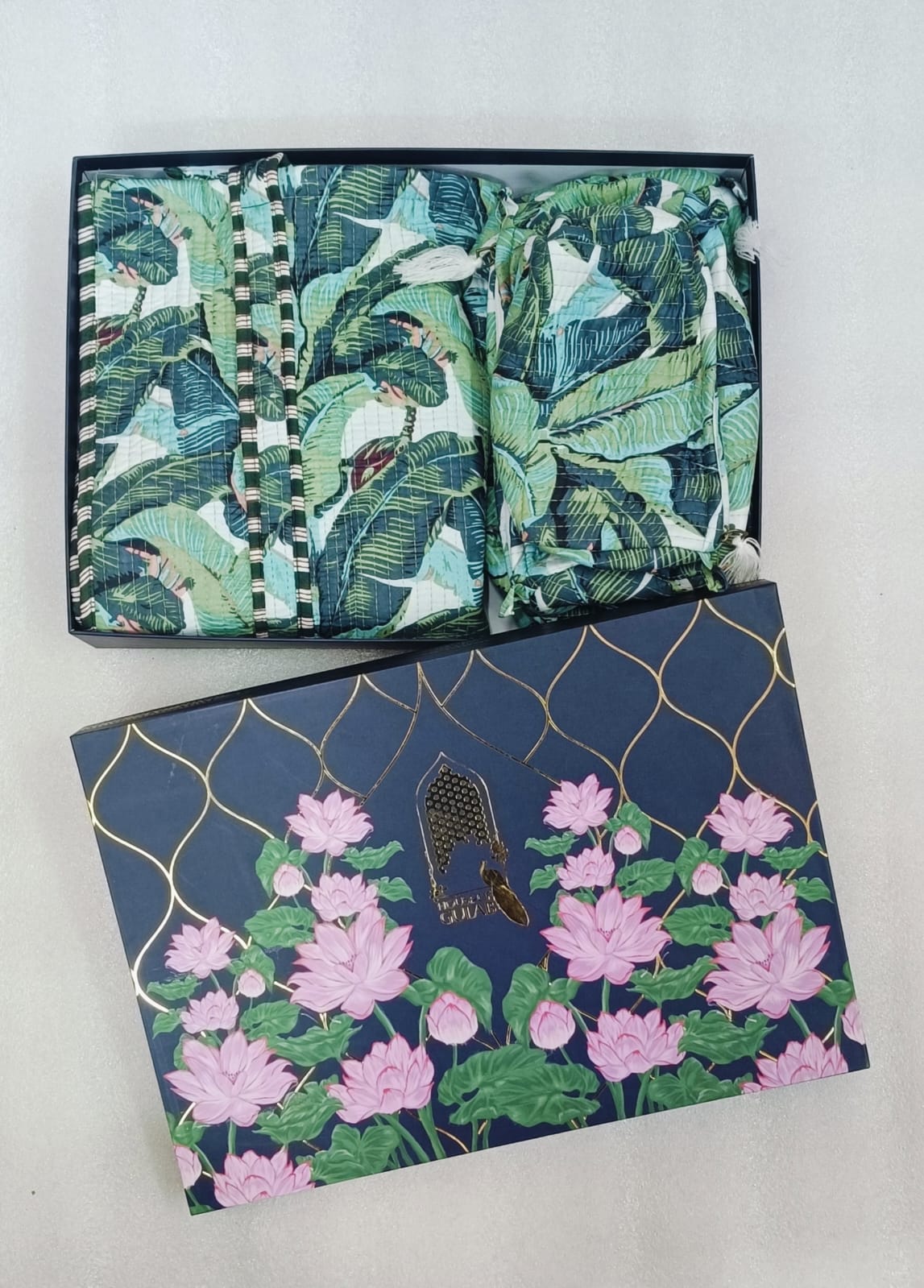 Diwali Gift Box – Stylish Tote Bag with 3 Coordinated Utility Pouches