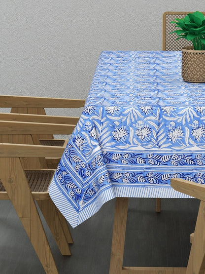 Handblock Printed Table Cover - 6 Seater (60X90 Inches)