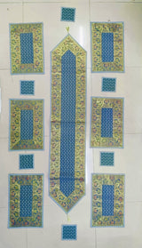 Banarasi Table Set with 1 Runner, 6 mats and 6 coasters