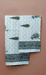 Gift Set - Handblock Printed Towels - 1 Bath + 2 Hand Towels