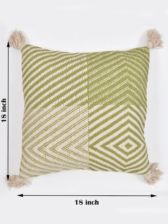 Set of 2 Cotton Cushion Covers - 16 Inches-6