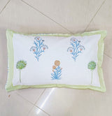 Floral Printed Bedding Set - 1 King Bedsheet, 1 Jaipuri Razai/Quilt, 2 Pillow Covers