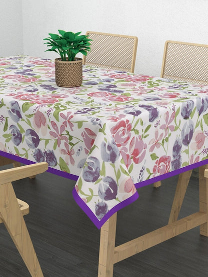 Canvas Cotton Table Cloth 60X90 Inches - 6 Seater Dining Table
