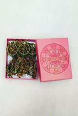Handcrafted Fancy Beaded Napkin Ring Set of 6 – Perfect for Dining & Parties