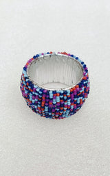 Handcrafted Fancy Beaded Napkin Ring Set of 6 – Perfect for Dining & Parties