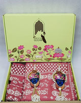 Diwali Value Gift Box | 1 Double Bedsheet & 2 Wall Hangings
