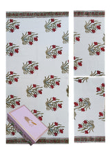 Gift Set - Handblock Printed Towels - 1 Bath + 2 Hand Towels