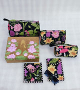 Set of 5 Utility Pouches (3 Makeup Pouches, 1 Sunglass Pouch, 1 Sanitary Napkin Pouch