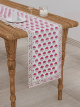 Handblock printed Table runner - 12X70 inch
