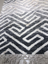 Self Pattern Cotton Rug - 5X3 ft