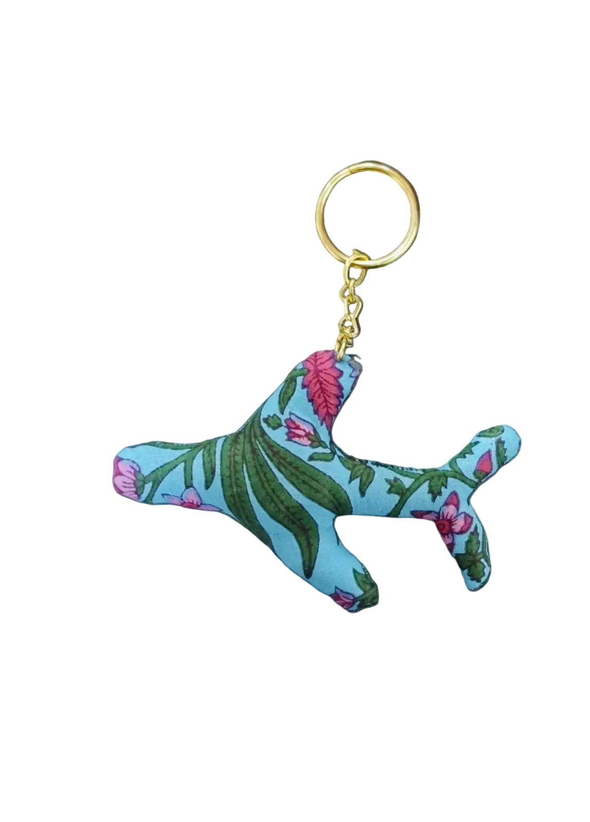 Handmade Bag Charm/Key Ring - Aeroplane