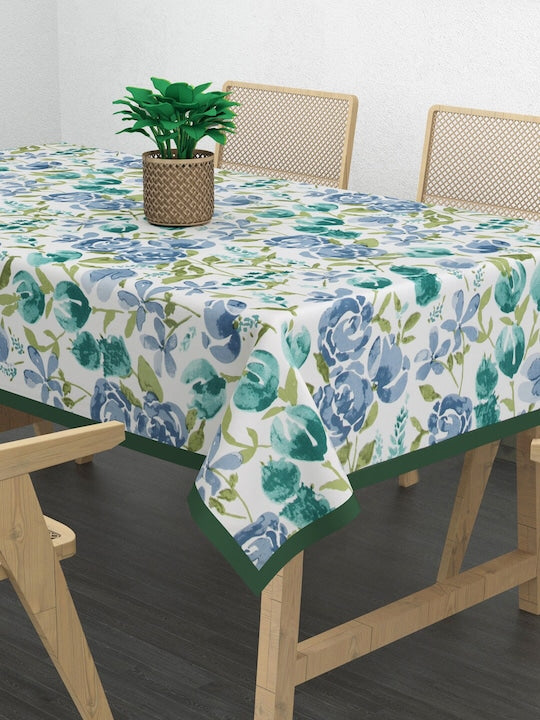 Canvas Cotton Table Cloth 60X90 Inches - 6 Seater Dining Table