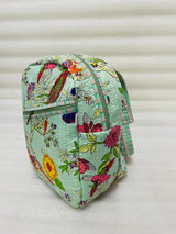 Handcrafted Quilted Cotton One Strap Backpack - 12x9.5x4.5 Inches