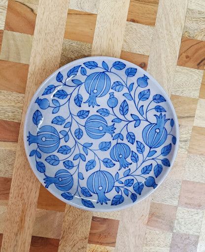 Gift Box with Handmade Jaipur Blue Pottery Plate - 8 inch diameter