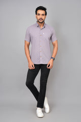 Men by House of Gulab Short Sleeves Cotton Shirt