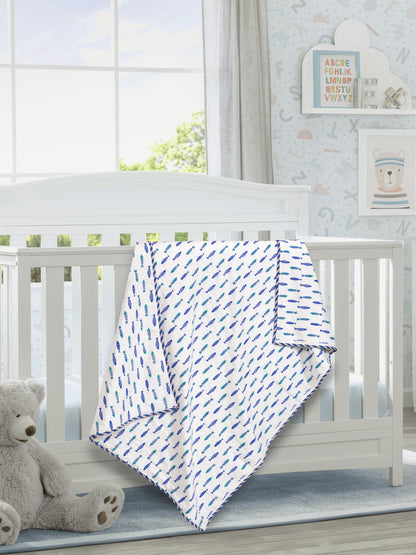 Cotton Reversible Kids Dohar/AC Blanket - 40X60 Inches