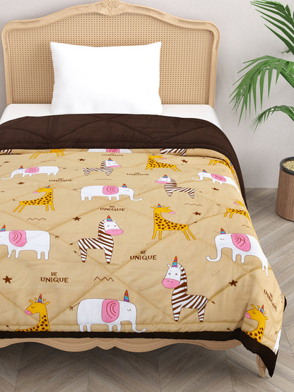 Kids Print Reversible Comforter - 60X90 Inches