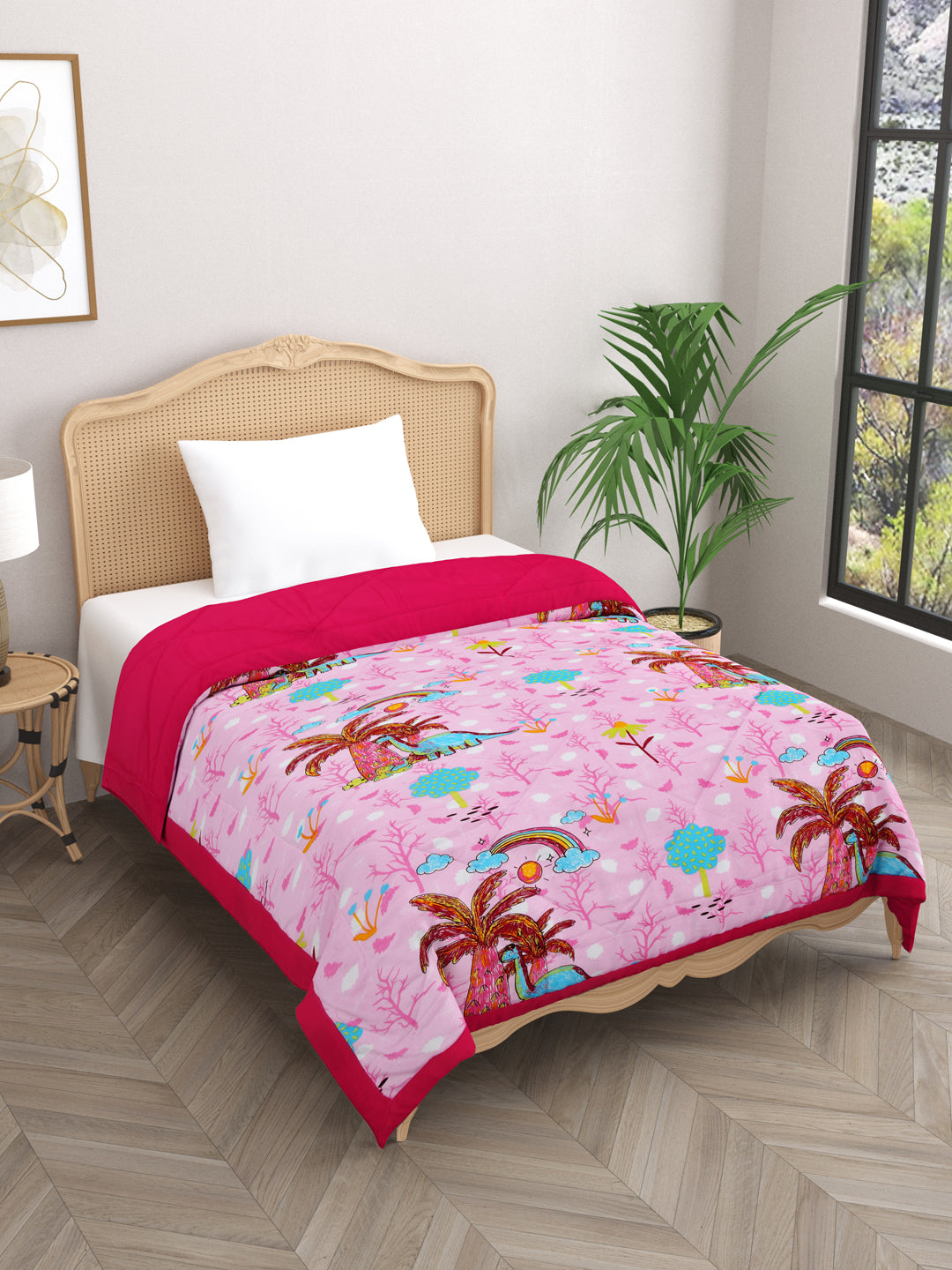 Kids Print Reversible Comforter - 60X90 Inches
