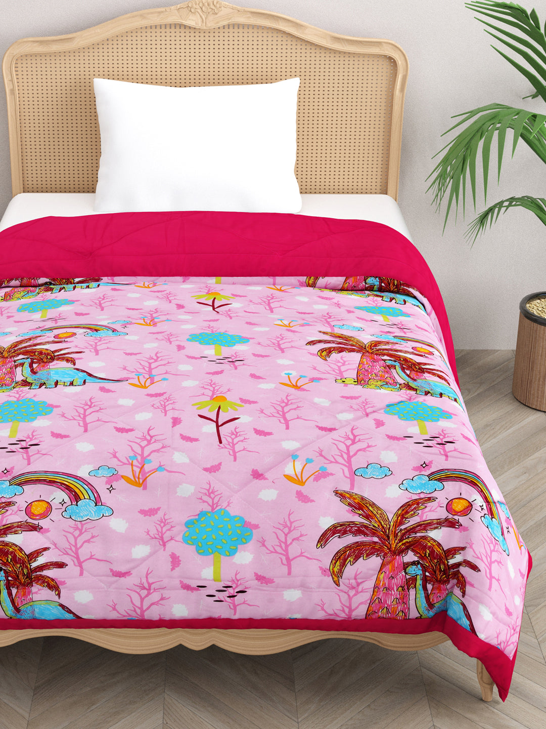 Kids Print Reversible Comforter - 60X90 Inches