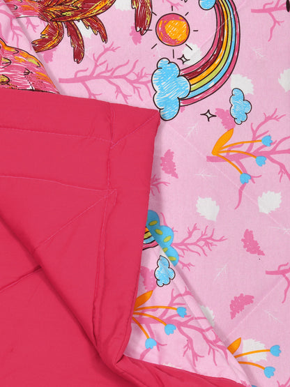 Kids Print Reversible Comforter - 60X90 Inches