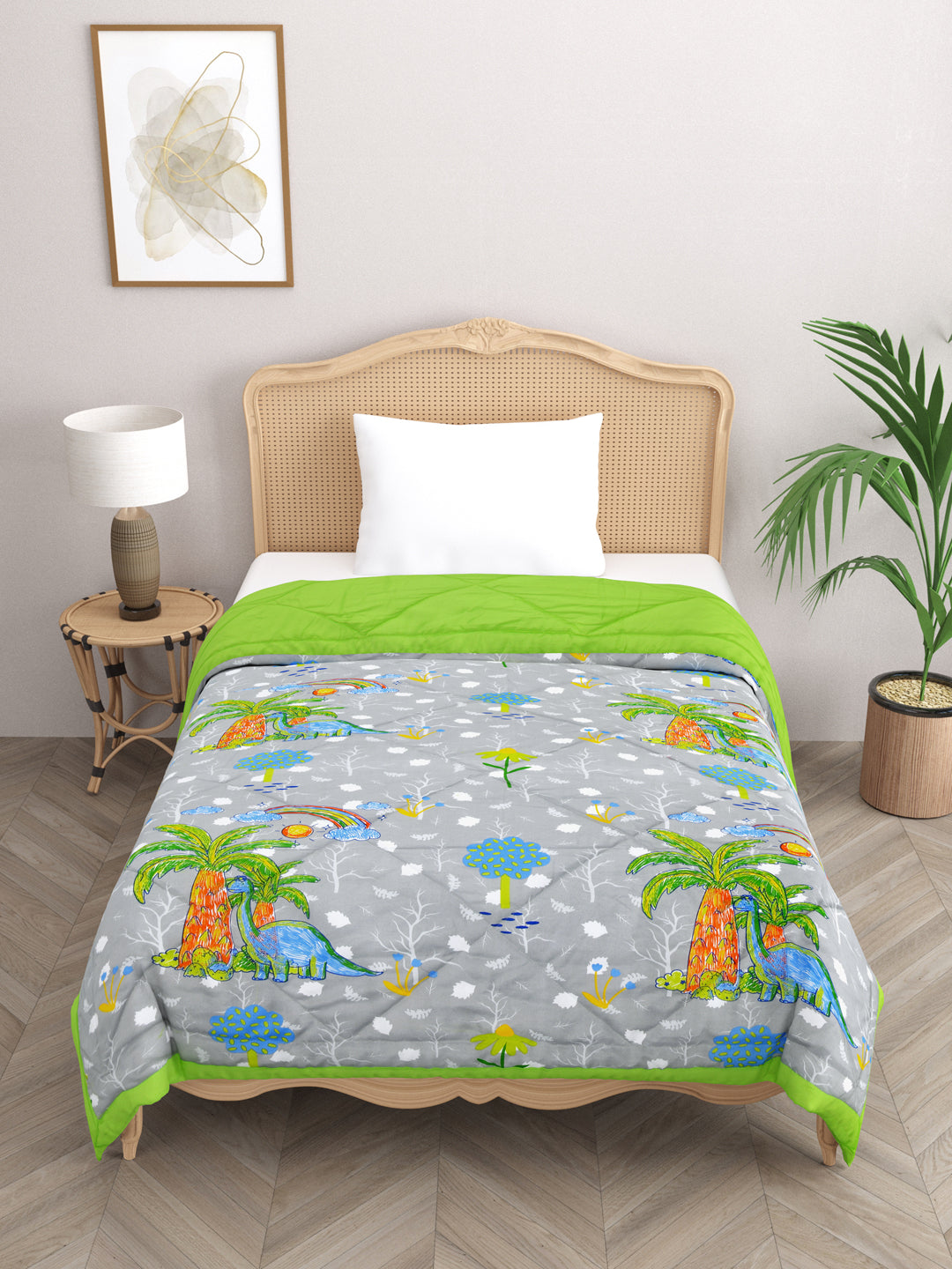 Kids Print Reversible Comforter - 60X90 Inches