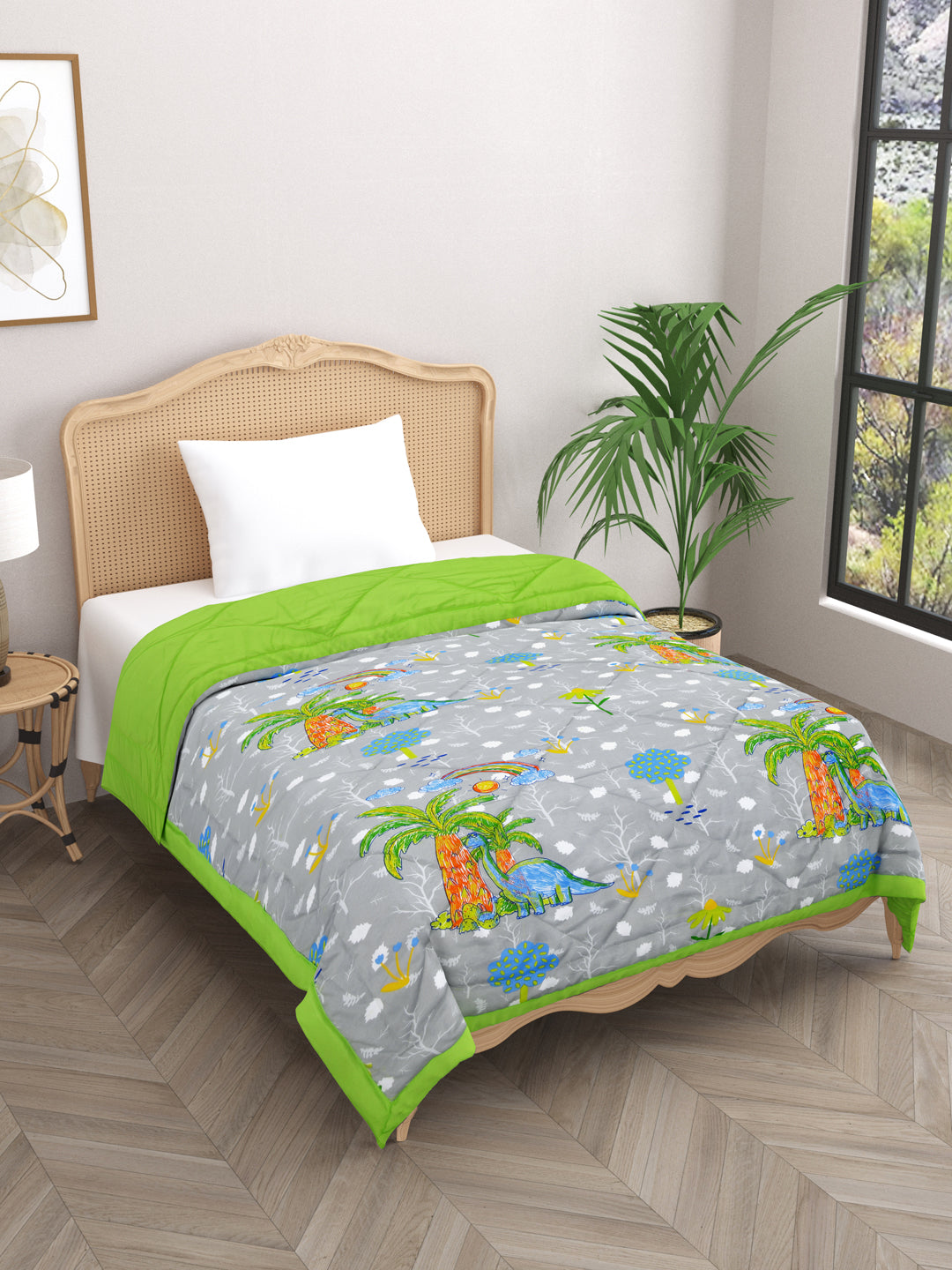 Kids Print Reversible Comforter - 60X90 Inches