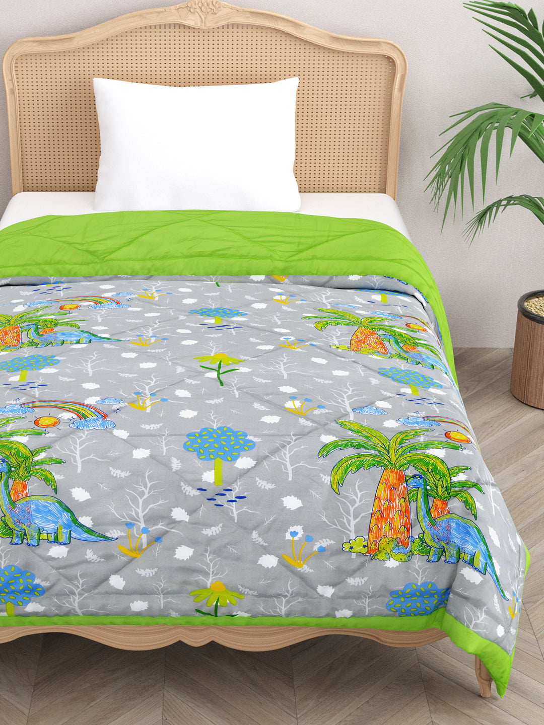 Kids Print Reversible Comforter - 60X90 Inches