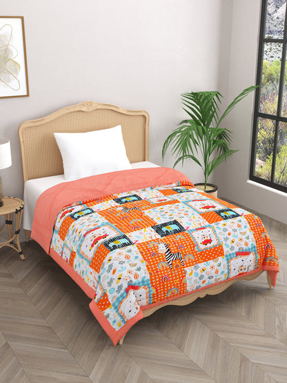 Kids Print Reversible Comforter - 60X90 Inches