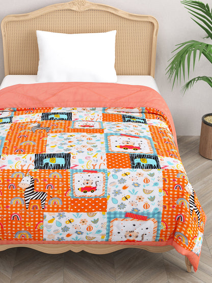 Kids Print Reversible Comforter - 60X90 Inches