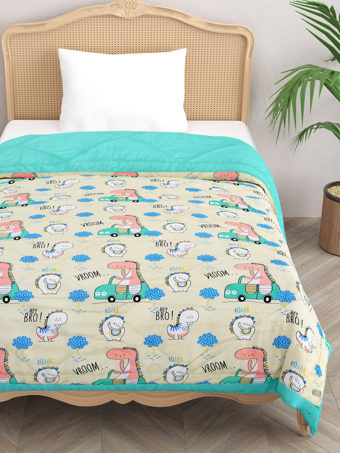 Kids Print Reversible Comforter - 60X90 Inches