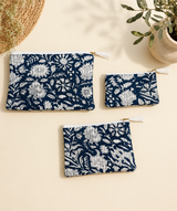 Set of 3 cosmetic Flat pouches