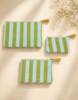 Set of 3 cosmetic Flat pouches