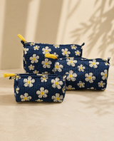 Set of 3 cosmetic bag/pouches with waterproof lining