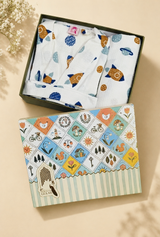Kids Bathrobe and Bath-towel Gift Set with Box | 4-13 years