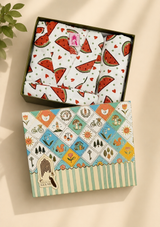 Kids Bathrobe and Bath-towel Gift Set with Box | 4-13 years
