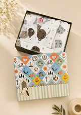 Kids Bathrobe and Bath-towel Gift Set with Box | 4-13 years
