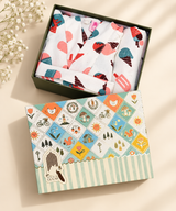 Kids Bathrobe and Bath-towel Gift Set with Box | 4-13 years