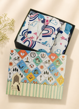Kids Bathrobe and Bath-towel Gift Set with Box | 4-13 years