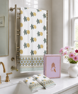 Diwali Gift Box - Handblock Printed Towels - 1 Bath + 2 Hand Towels