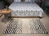 Self Pattern Cotton Rug - 5X3 ft