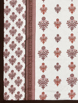 Floral Print Double Bed Cotton Reversible Comforter